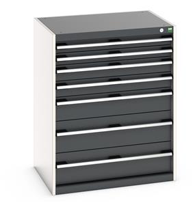 40020053.** Bott Cubio Drawer Cabinets comprising of: Drawers: 2 x 75, 2 x 100mm, 1 x 150mm, 2 x 200mm...